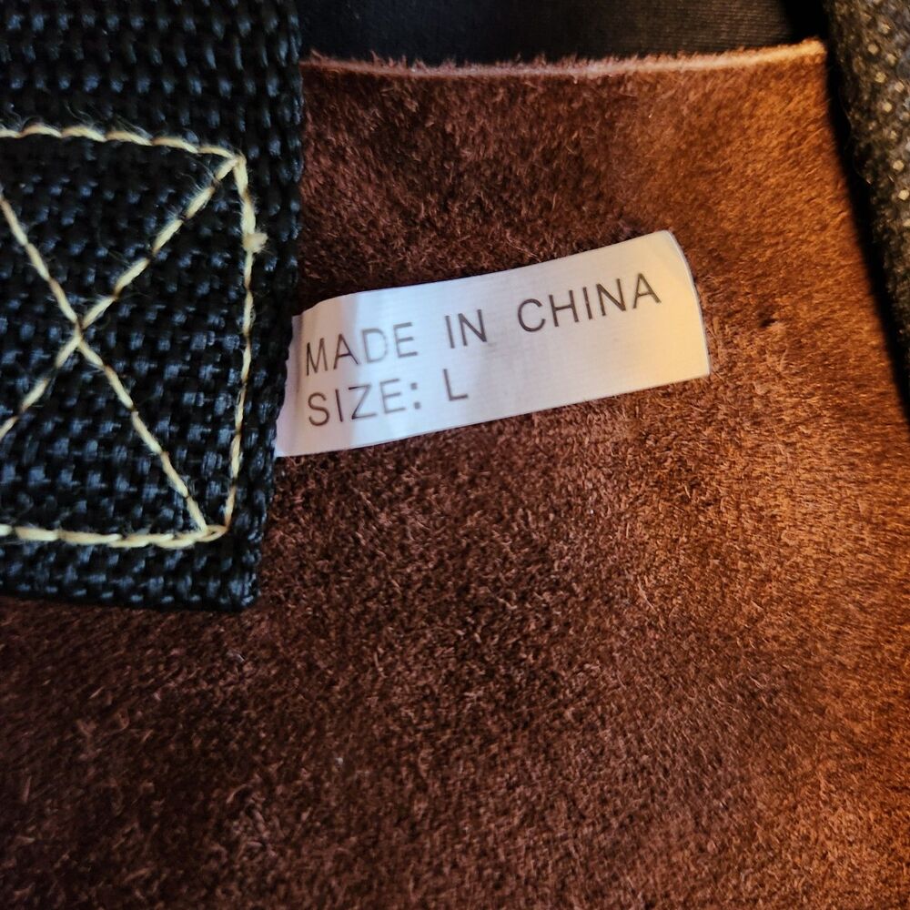 Leather Welding Apron with durable6 Pockets and 2 Hanging Rings Pre-owned Unused - Picture 11 of 11